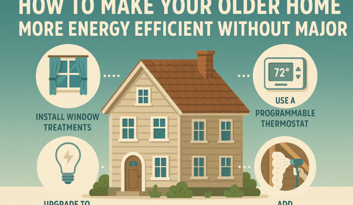 How to Make Your Older Home More Energy Efficient Without Major Renovations