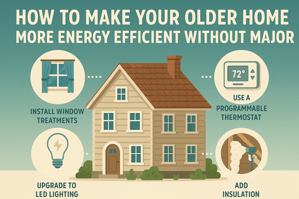 How to Make Your Older Home More Energy Efficient Without Major Renovations