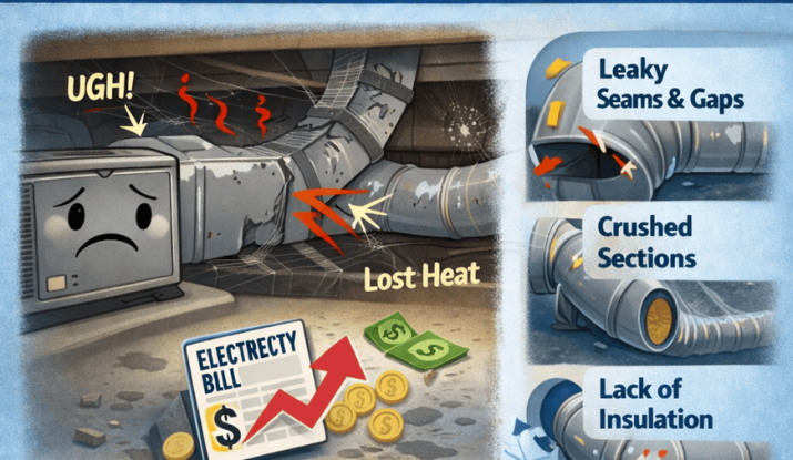 How Aging Ductwork Increases Your Monthly Heating Costs
