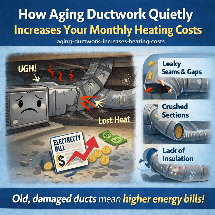How Aging Ductwork Increases Your Monthly Heating Costs