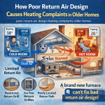 How Poor Return Air Design Causes Heating Complaints in Older Homes