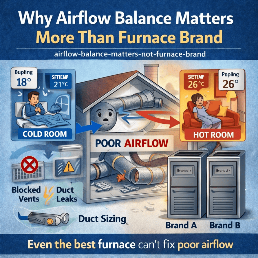Why Airflow Balance Matters More Than Furnace Brand