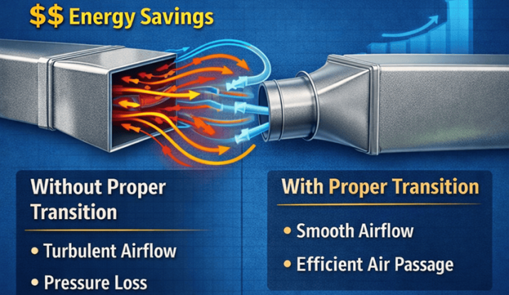 Sheet Metal Duct Transitions-Improving HVAC Airflow Efficiency