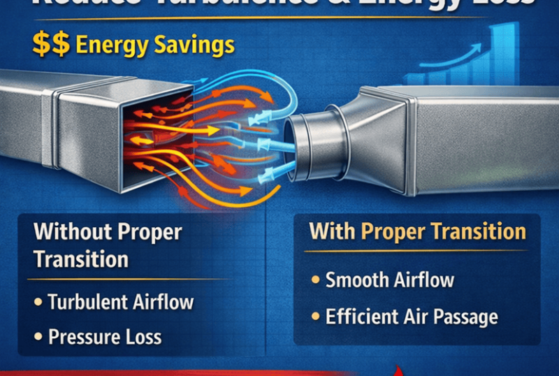 Sheet Metal Duct Transitions-Improving HVAC Airflow Efficiency