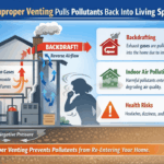 How Improper Venting Pulls Pollutants Back Into Living Spaces