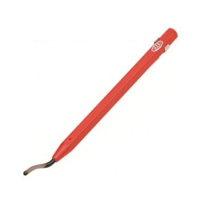 Reed 04434 Deburring Tool, Steel Blade, Red Handle