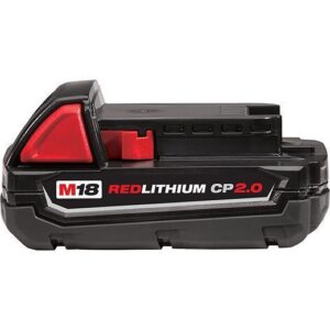 Milwaukee® 48-11-1820 Rechargeable Cordless Battery, 2 ah Lithium-Ion Battery, 18 VDC Charge
