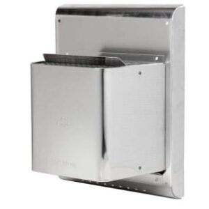 Freedom Flex GD-222 Square-Wall Terminal for Through-Wall Termination, 4 x 7 in Vent, 14-3/8 x 11-1/4 x 7-1/2 in, Stainless Steel
