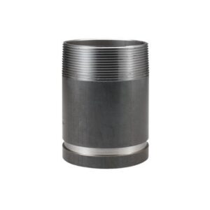 VSH Shurjoint® SJT5936B Threaded Nipple, Steel, 3 x 6 in, Grooved x MNPT, Black