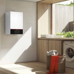 Viessmann Manufacturing 7722777 B1KE-199 Wall-Mounted Gas-Fired Condensing Boiler, Vitodens 100-W, 199 000 Btu