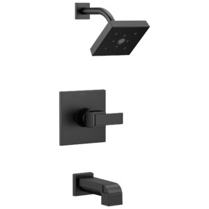 Delta® T14467-BL Monitor 14 Ara Tub and Shower Trim, 1.75 gpm Shower, Matte Black