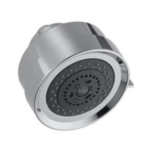 Delta® RP44575 Shower Head, 2.5 gpm Max Flow, 3 Spray Patterns, Wall Mount, 4-1/2 in Dia x 4 in L x Head, Polished Chrome