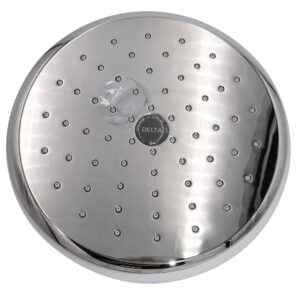 Delta® RP52382 Lahara Raincan Shower Head, 2.5 gpm, 1 Spray Pattern, Wall Mount, 8-3/4 x 2 in Head, Chrome
