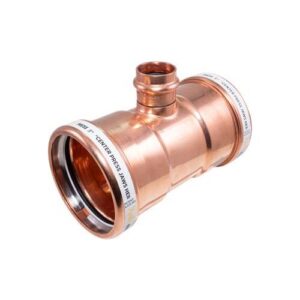 Apollo™ 10077768 811.XL Series Press-Fit Tee, 2-1/2 x 2 in, Press, Copper