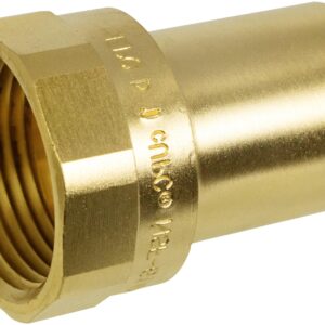 Apollo™ 10075802 ApolloPress Street Adapter, 1-1/4 x 1/2 in, FNPT x Tube, Brass