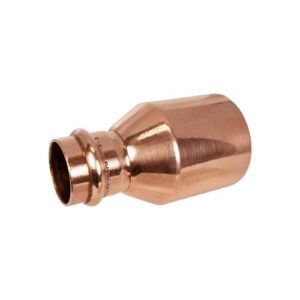 Apollo™ 10075146 818 Series Reducing Press Adapter Fitting, 3/4 x 1/2 in, Male Fitting x PressFit, Copper