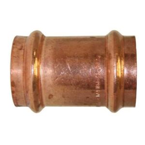 Apollo™ 10077695 801 Small Diameter Coupling No Stop, 1-1/4 in, P x P, Copper