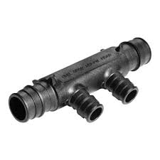 Uponor Q2227557 ProPEX® Manifold, Flow-Through, 2 Outlets, 3/4 x 1/2 in, F1960 Cold-Expansion PEX, Engineered Polymer