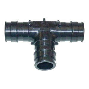 Uponor Q4751515 ProPEX® Tee, 1-1/2 in, F1960 Cold-Expansion PEX, Engineered Polymer