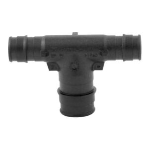 Uponor Q4751751 ProPEX® Reducing Tee, 1 x 3/4 x 1 in, F1960 Cold-Expansion PEX, Engineered Polymer