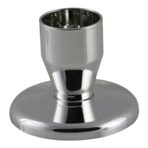 Uponor F5650500 Escutcheon, 1/2 in Pipe, Plastic, Chrome-Plated