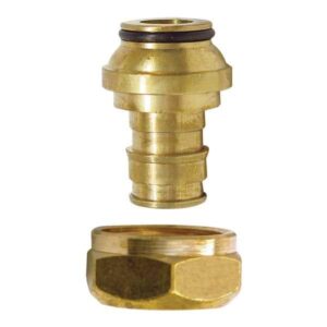 Uponor Q4020750 ProPEX® Fitting Assembly, 3/4 in, F1960 Cold-Expansion PEX x R20 Thread, Brass