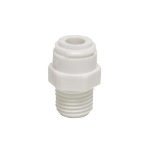 Boshart Industries PQC-MA0608 Plastic Quick Connect Adapter, For use with 3/8 x 1/2 in Tube OD x MNPT, Acetal
