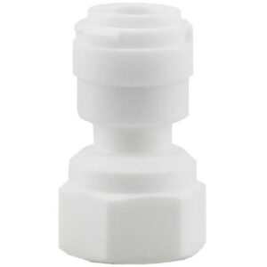 Boshart Industries PQC-FA0404 Plastic Quick Connect Adapter, For use with 1/4 in Tube OD x FPT, Acetal