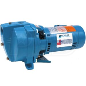 Goulds J5SH JS+ Shallow Well Jet Pump, 2.8 at 25 ft gpm, 1-1/4 x 1 in, NPT, Single Phase, 1/2 hp, Cast Iron
