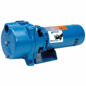 Goulds GT07 Self-Priming Centrifugal Pump, 110 gpm, 1-1/2 in NPT Inlet 1-1/2 in NPT Outlet, 3/4 hp, 115 to 230 VAC, 1 Phase, 5 ft Max Suction Lift