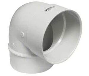 Canplas 414152BC PVC Sewer/Drainline 90 deg Street Elbow, 4 in, Sp x H