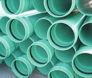 Approved Vendor 11923, PVC Pipe, SDR-28 Solid Sewer Pipe, 6 in x 14 ft, Gasketed End, Green