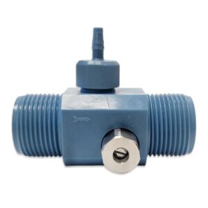 Waterite W988 Air Injector, 1 in MNPT, Plastic, Blue
