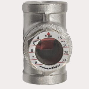 Hydrotech® 15601703 Filter-Mate Flow Indicator, 3/4 in