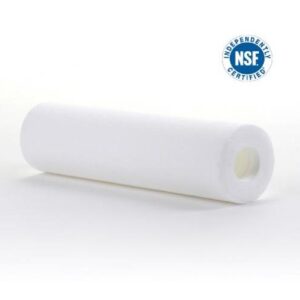 Aqua Flo® 36249 Melt Blown Filter, 2-1/2 in W x 10 in H, Polypropylene Microfiber