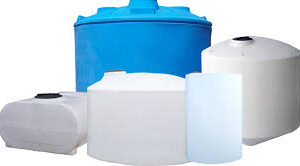 Quality Moulded Plastics 60014-1 Vertical Storage Tank, 75 in H x 30 in W x 49 in D