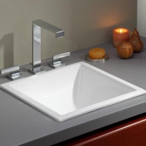 Cheviot 1179-WH Undermount Sink, Square, 16-1/8 x 13-3/4 in