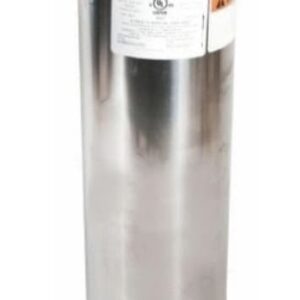 Z-VENT® 2SVEP0601 Single-Wall Vent Pipe, 6 x 12 in