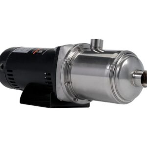 FPS 96063002 30FMH15S4 MH Series Booster Pump, 1-1/2 hp, 1-1/4 in FNPT Inlet 1 in FNPT Outlet, 115/230 VAC, 1 Phase, Stainless Steel, Horizontal Mount