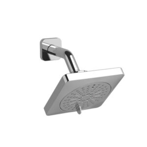 Riobel 376C Riobel Showerhead With Arm, 2 gpm Max Flow, 6 Sprays, 5-1/4 in Head, Chrome