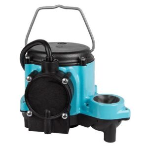 Little Giant® 506158 6-CIA 6 Series Sump Pump, 2760 gph Flow Rate, 1 Phase, 1/3 hp, 115 VAC, Cast Iron