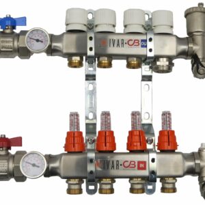 CB Supplies 763510002-S IVAR Stainless Steel Manifold Kit, 1 in, 2 Loop