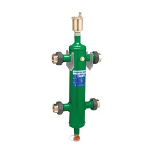 Caleffi 548007A Hydraulic Separator, 1-1/4 in, FNPT Union Connection, 150 psi Working, 32 to 212 deg F, Steel