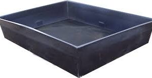 Quality Moulded Plastics 60116-1 Storage Spill Tray, 27 in L x 2 in W x 36 in H, 8 gal Spill