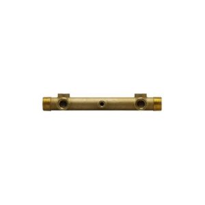 Boshart Industries 2-07M-125NL Constant Pressure Manifold, (2) 1-1/4 in MPT x 1 in FPT Inlets (2) 3/4 in FPT Outlets, Brass