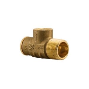 Boshart Industries RVNB07-100NL Relief Valve, 3/4 x 1/2 in, MPT x FPT, 100 psi, Brass Body