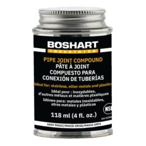 Boshart Industries TS-GM02 "Gray Magic" Industrial Grade Pipe Thread Compound, 59 mL Tube