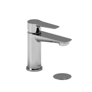 RiobelPRO® DJ01C Dee-J Single-Hole Lavatory Faucet, 1.5 gpm, 4 in H x Spout, 1 Handle, Push Drain, 1 Faucet Hole, Chrome