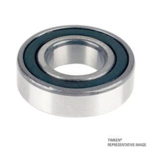 Timken® 6303-2RS Ball Bearing, 17 mm Dia Bore, 47 mm OD, 1 Rows, 14 mm W, 6600 to 13600 N LD