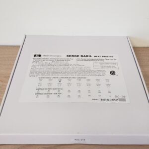 SERGE BARIL PAC-6/10-18 Heat Tracing Cable, 120 V, 18 ft